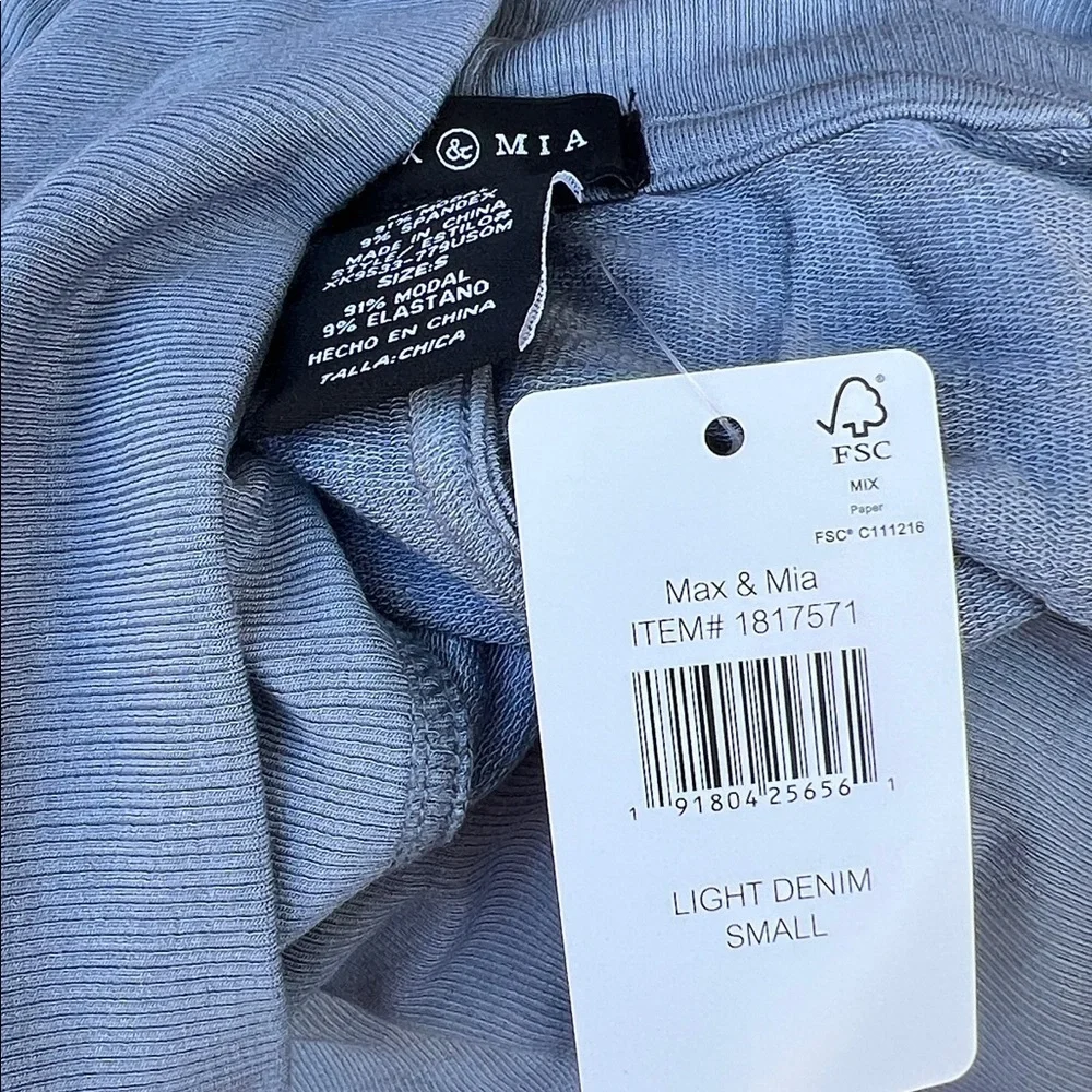 Max & Mia Women's Lightweight Draped blue Cardigan with Pockets‎ butter soft
